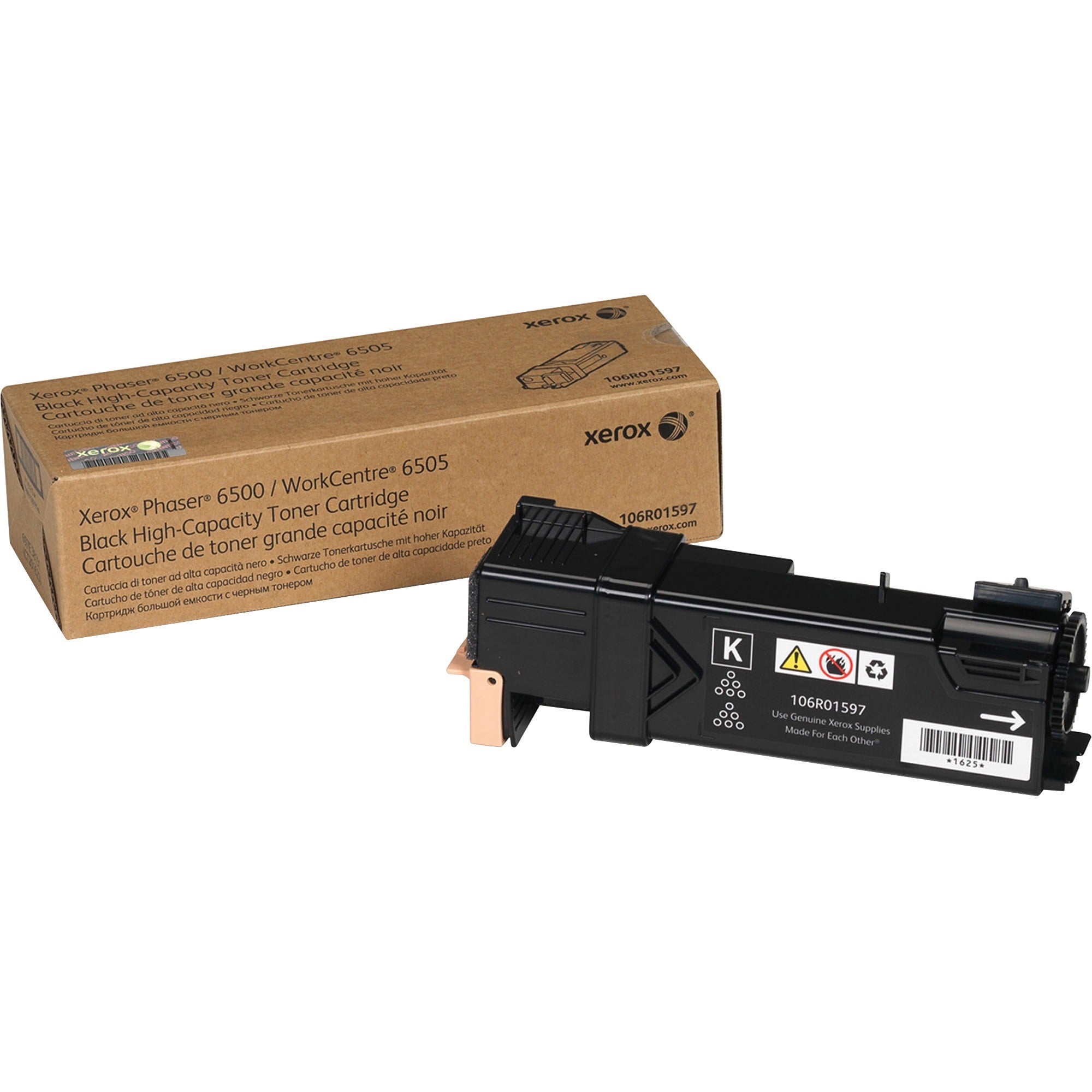106R01597 High-Yield Toner, 3,000 Page-Yield, Black