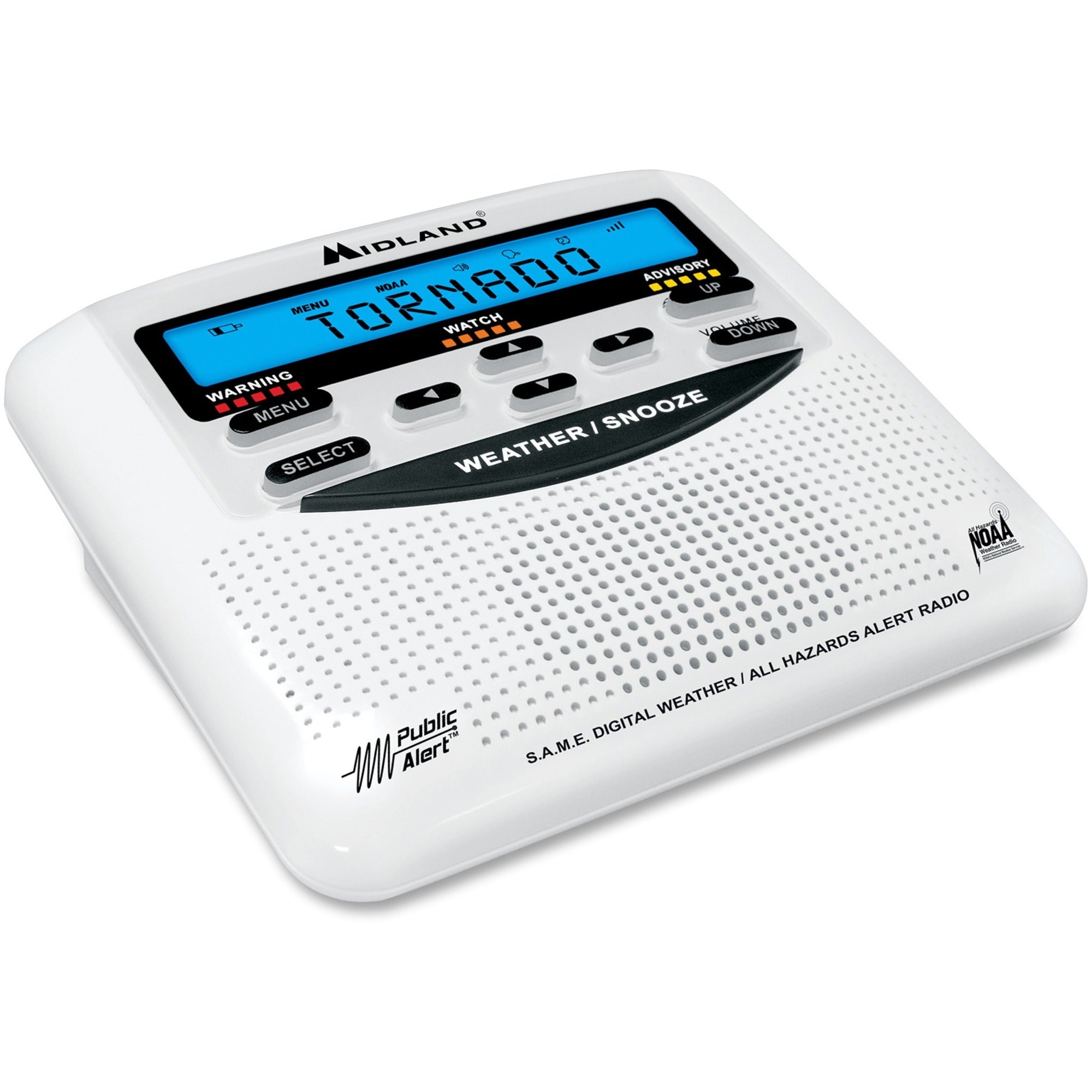 WR120 Emergency Weather Alert Radio, White
