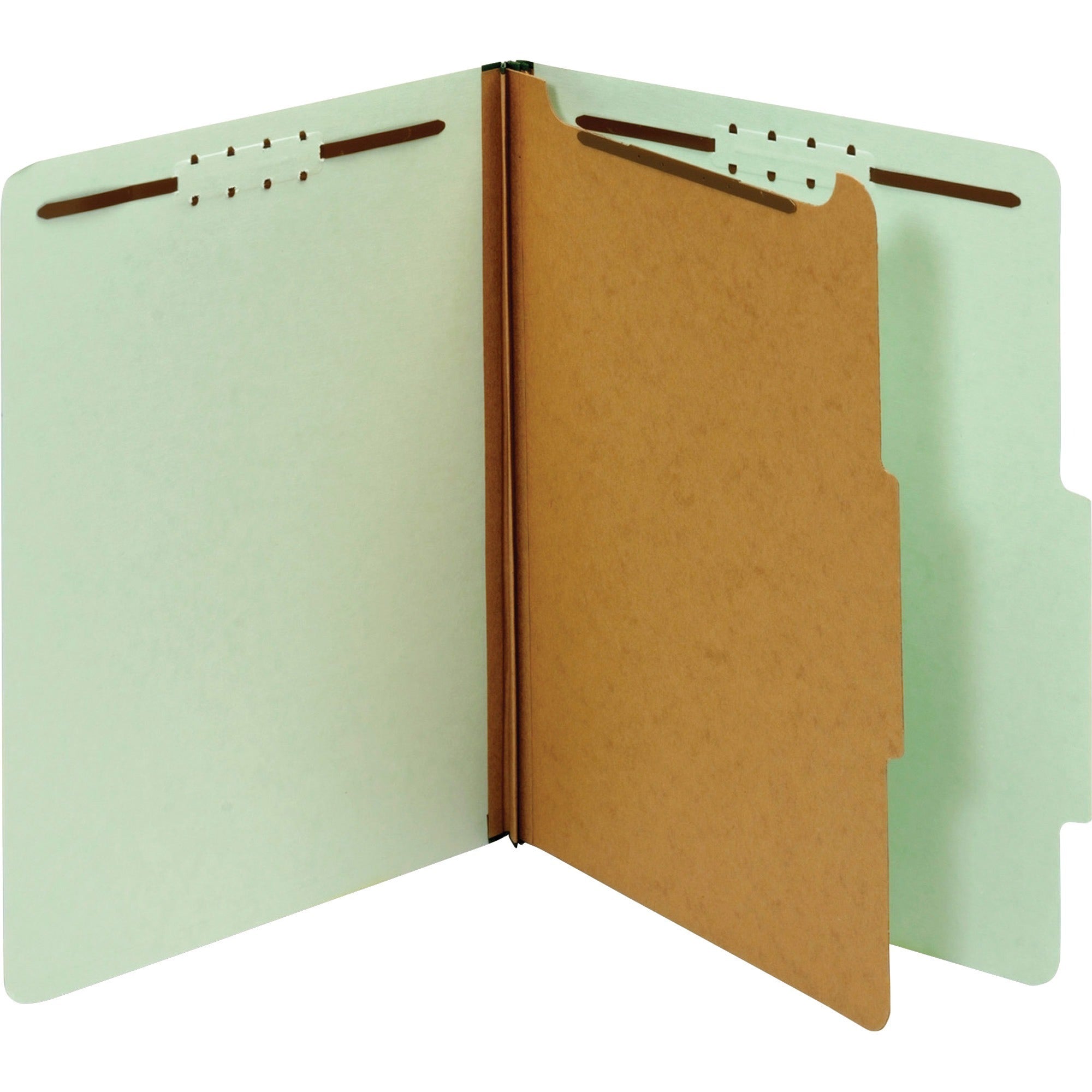 Pendaflex 2/5 Tab Cut Letter Recycled Classification Folder - 