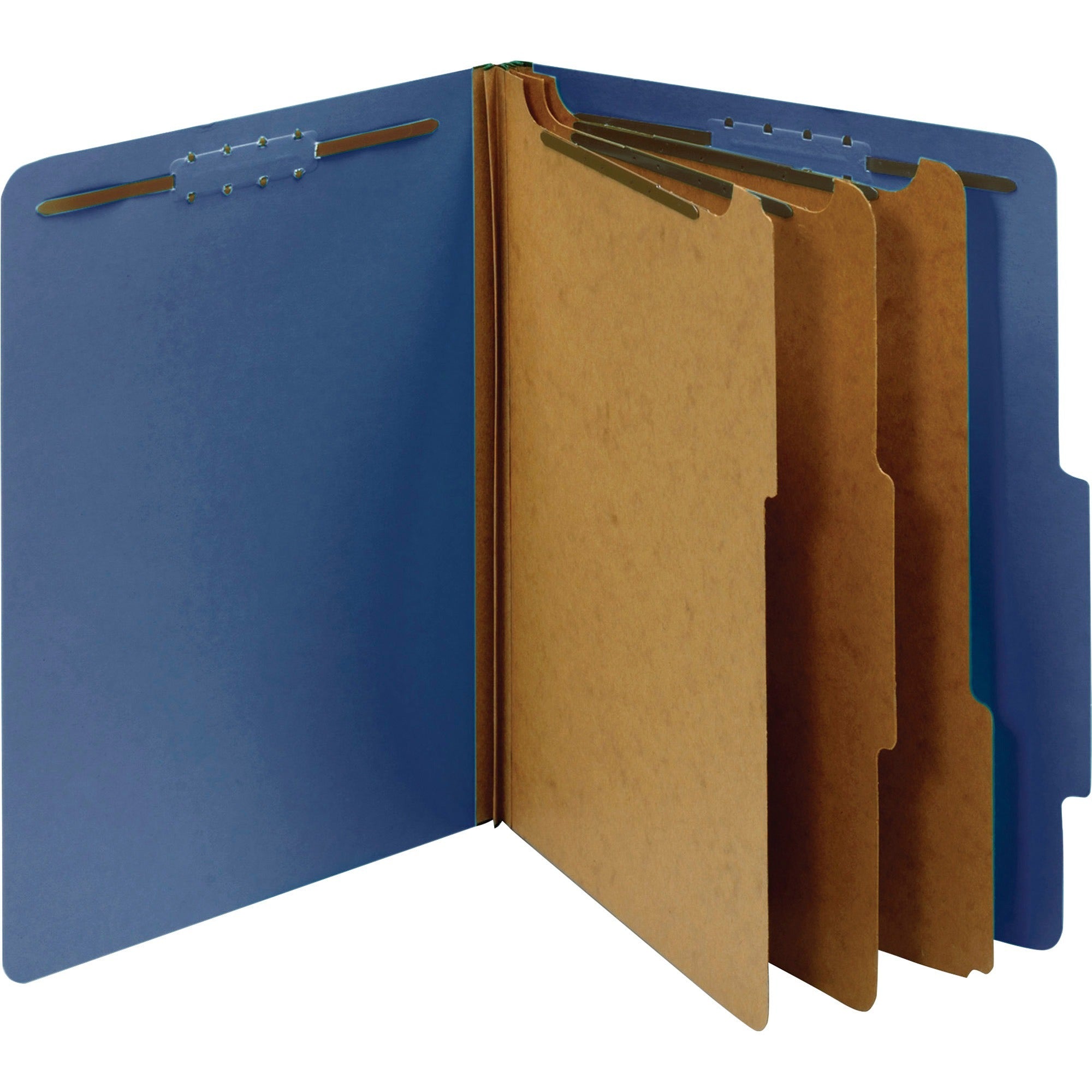 Pendaflex 2/5 Tab Cut Letter Recycled Classification Folder - 