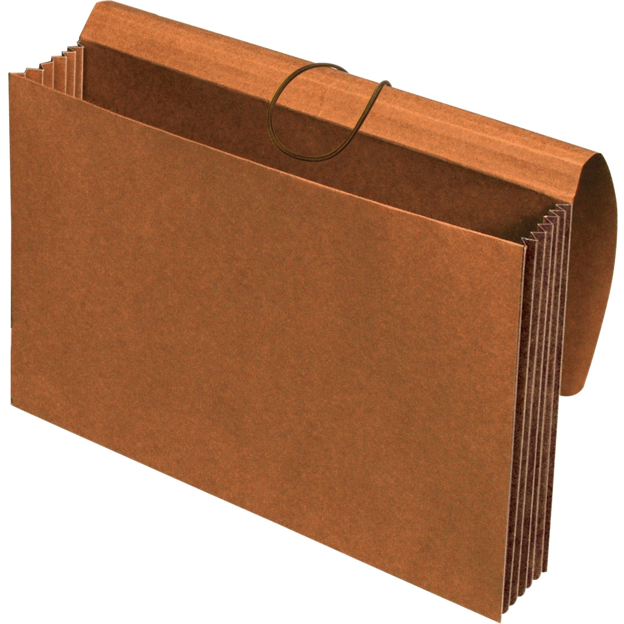 Pendaflex Legal Recycled File Wallet - 10" x 15 3/8" , 8 1/2" x 14" - 1200 Sheet Capacity - 5 1/4" Expansion - Top Tab Location - Redrope, Tyvek - Brown - 10% Recycled - 1 Each - 