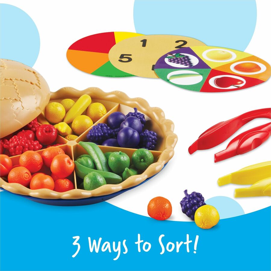 Learning Resources Super Sorting Pie - Skill Learning: Sorting, Motor Skills - 3-6 Year