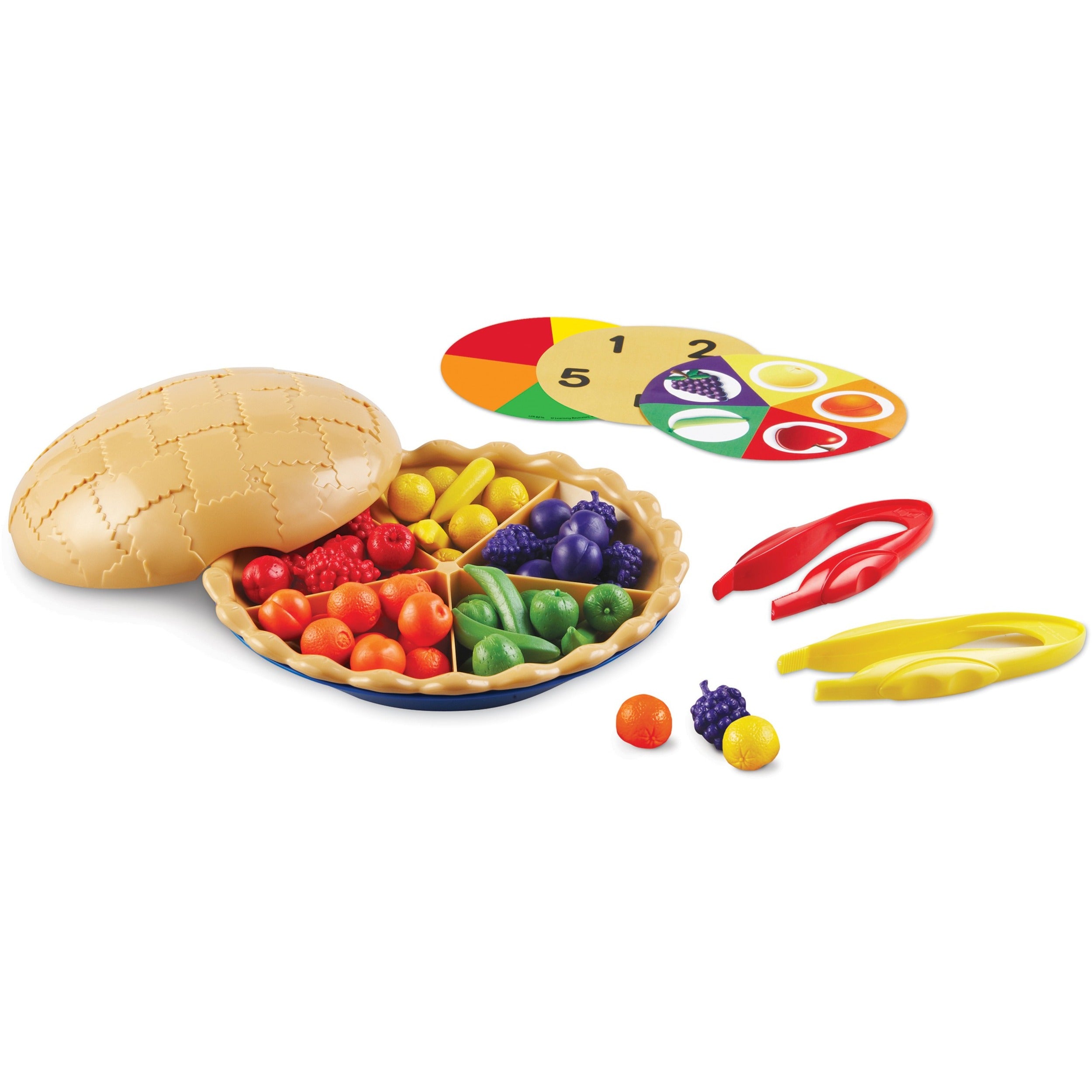 Learning Resources Super Sorting Pie - Skill Learning: Sorting, Motor Skills - 3-6 Year - 