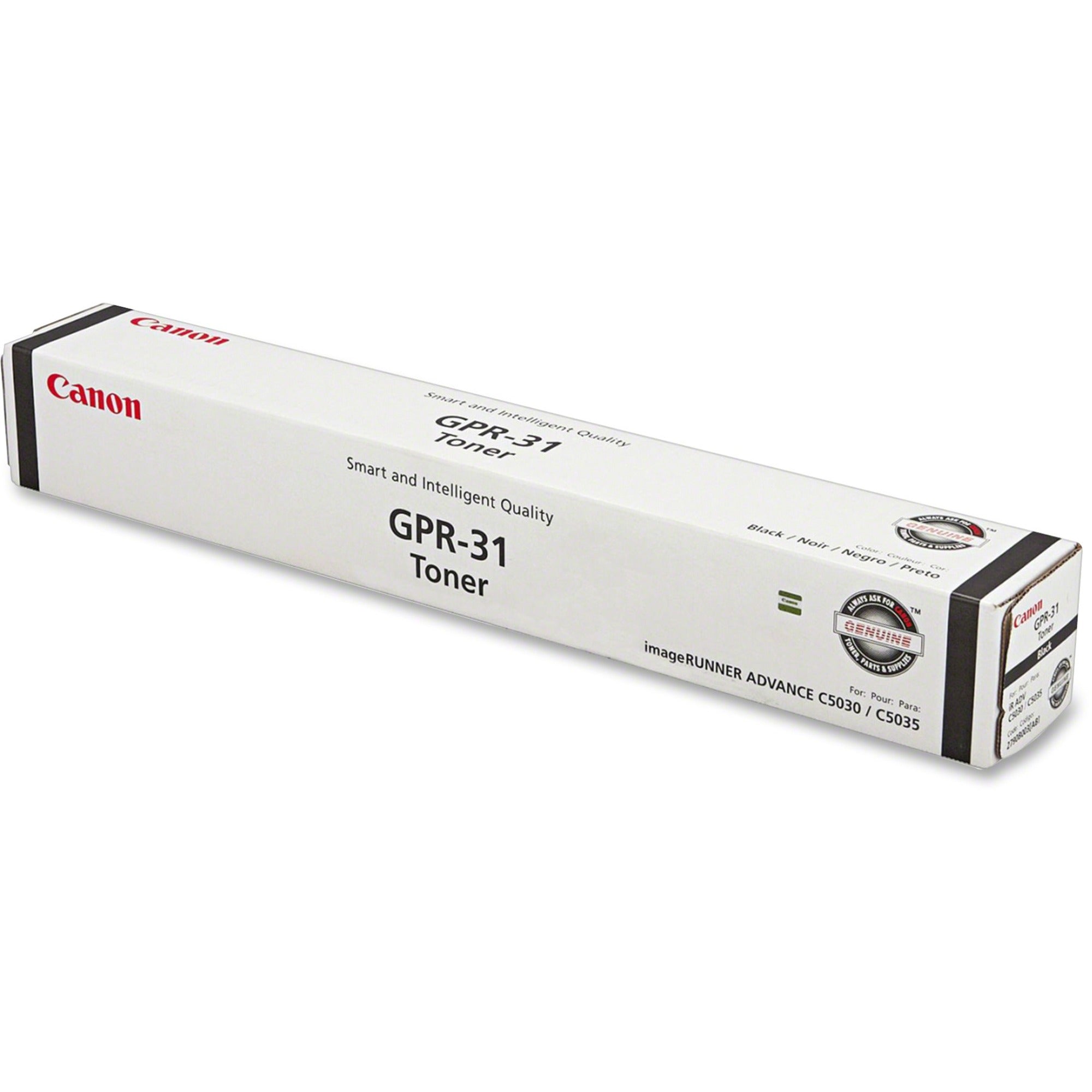 2790B003AA (GPR-31) Toner, 36,000 Page-Yield, Black