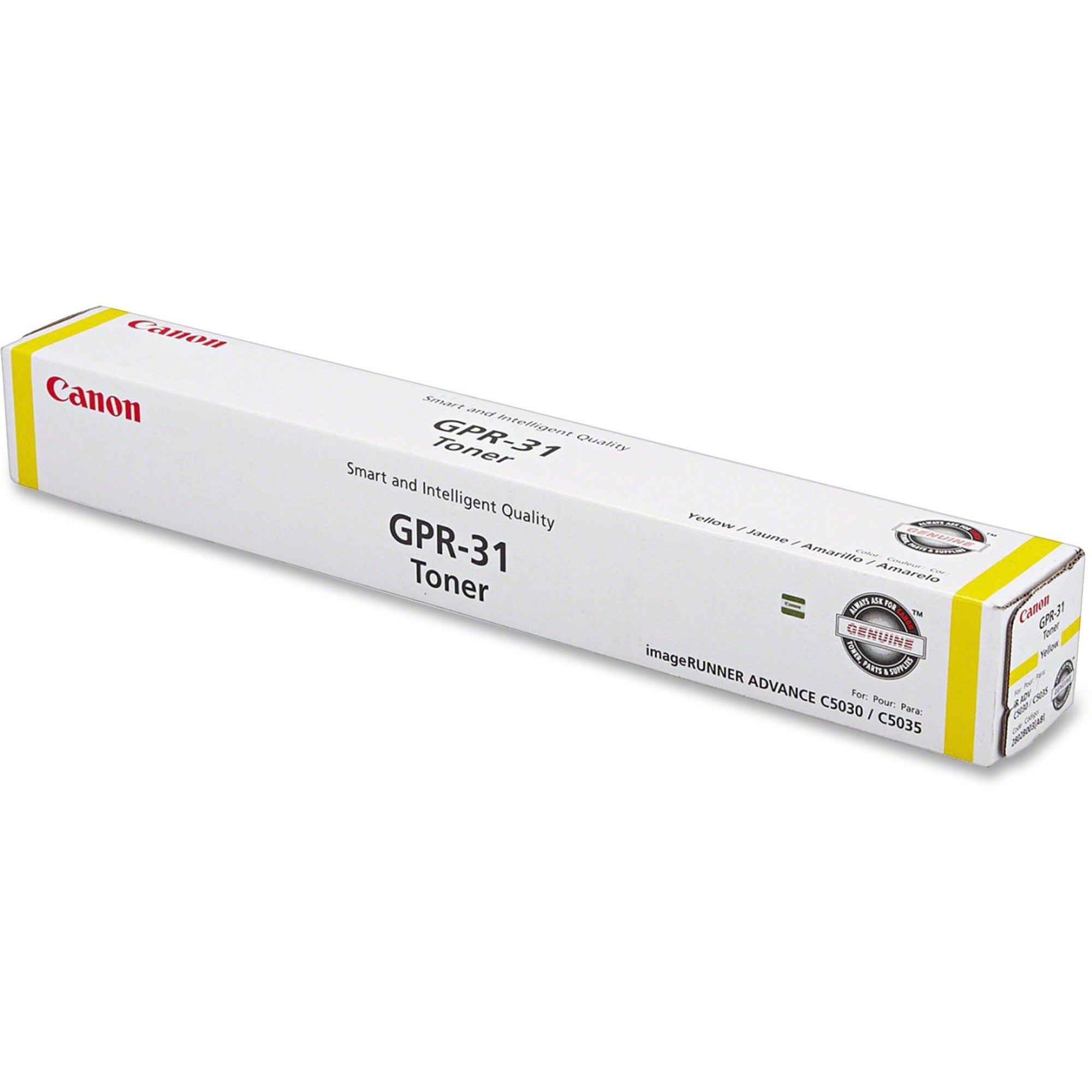 2802B003AA (GPR-31) Toner, 27,000 Page-Yield, Yellow
