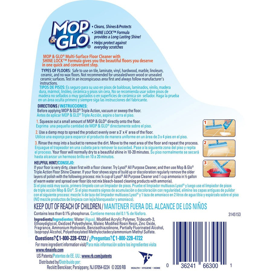 Mop & Glo One Step Cleaner, Sold as 1 Each - 4