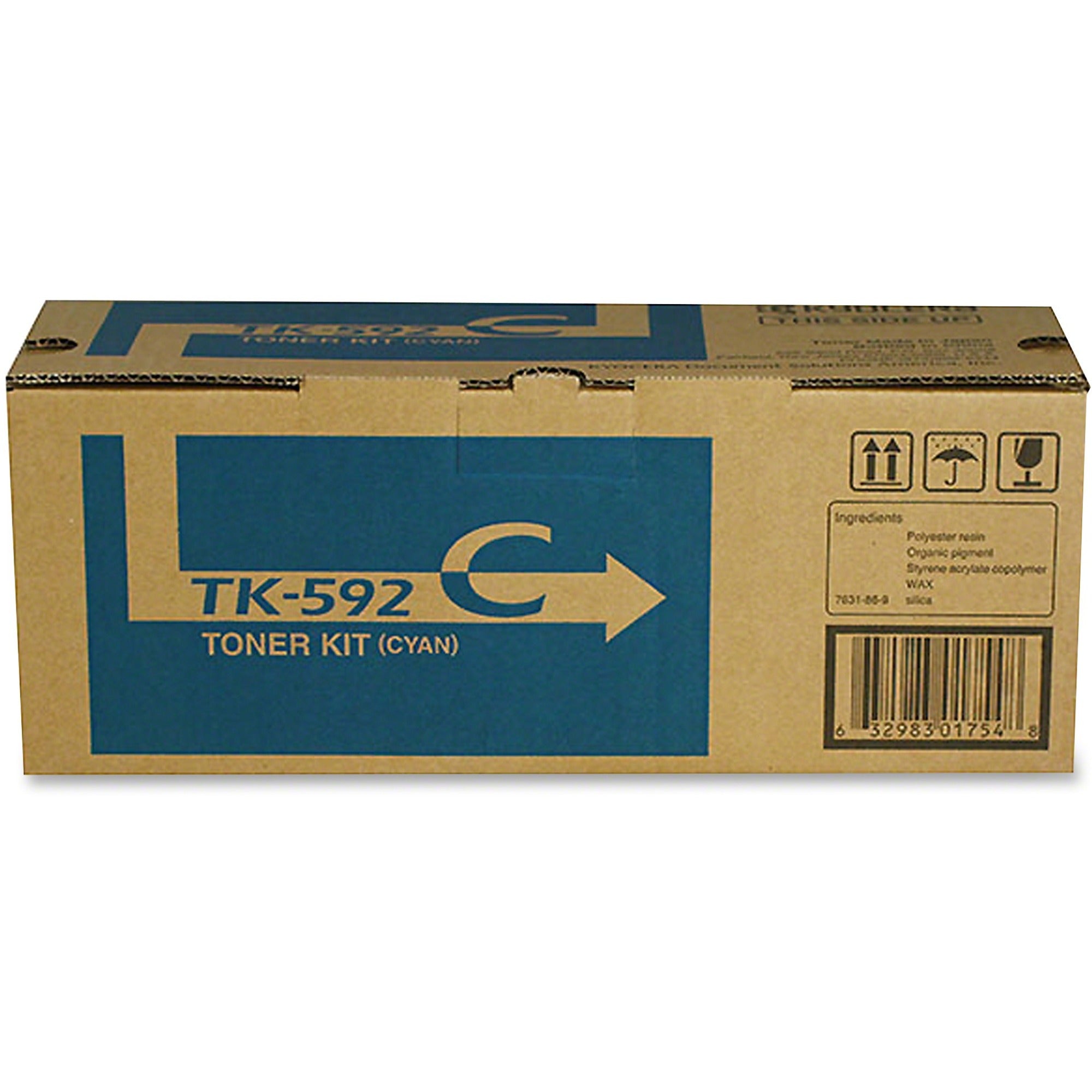 kyocera-tk-592c-original-toner-cartridge-laser-5000-pages-cyan-1-each_kyotk592c - 1
