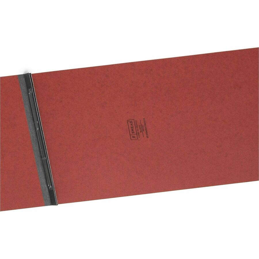 Prong Fastener Pressboard Report Cover, Two-Piece Prong Fastener, 3" Capacity, 11 x 17, Red/Red
