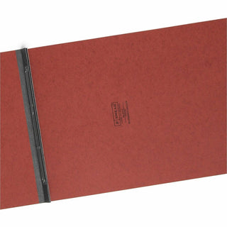 Prong Fastener Pressboard Report Cover, Two-Piece Prong Fastener, 3" Capacity, 11 x 17, Red/Red
