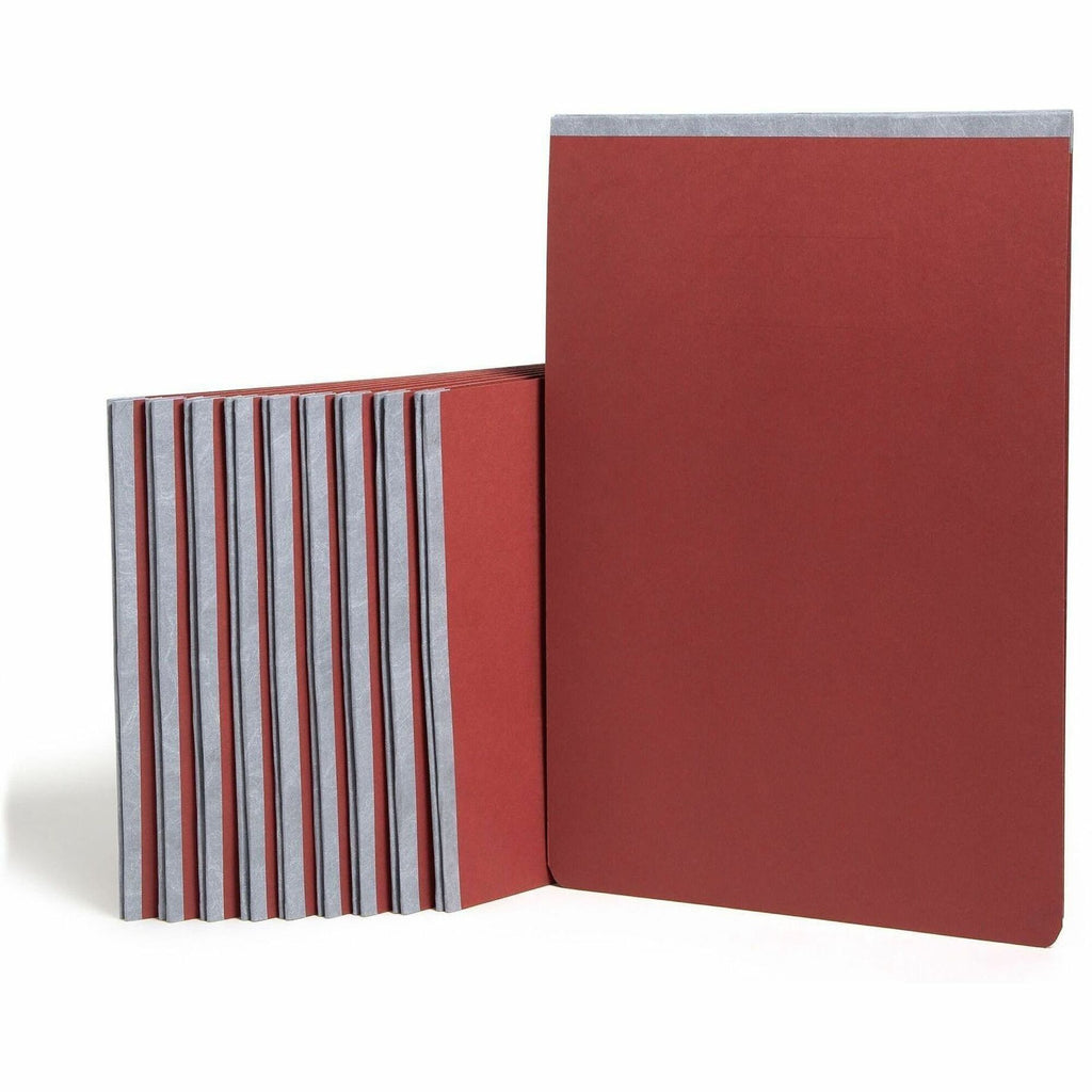 Prong Fastener Pressboard Report Cover, Two-Piece Prong Fastener, 3" Capacity, 11 x 17, Red/Red