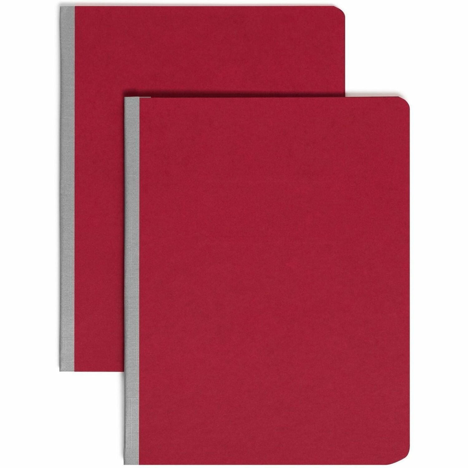 Smead Letter Recycled Fastener Folder - 3" Folder Capacity - 8 1/2" x 11" - 350 Sheet Capacity - 3" Expansion - 1 Fastener(s) - Pressboard - Bright Red - 100% Paper Recycled - 1 Each
