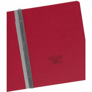 Smead Letter Recycled Fastener Folder - 3" Folder Capacity - 8 1/2" x 11" - 350 Sheet Capacity - 3" Expansion - 1 Fastener(s) - Pressboard - Bright Red - 100% Paper Recycled - 1 Each