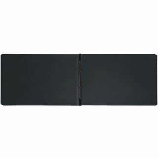 Prong Fastener Pressboard Report Cover, Two-Piece Prong Fastener, 3" Capacity, 11 x 17, Black/Black