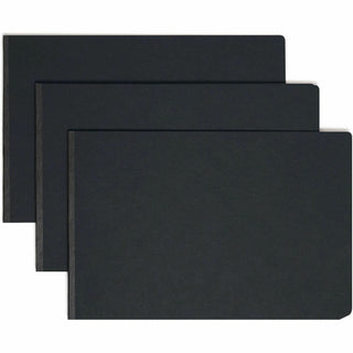 Prong Fastener Pressboard Report Cover, Two-Piece Prong Fastener, 3" Capacity, 11 x 17, Black/Black