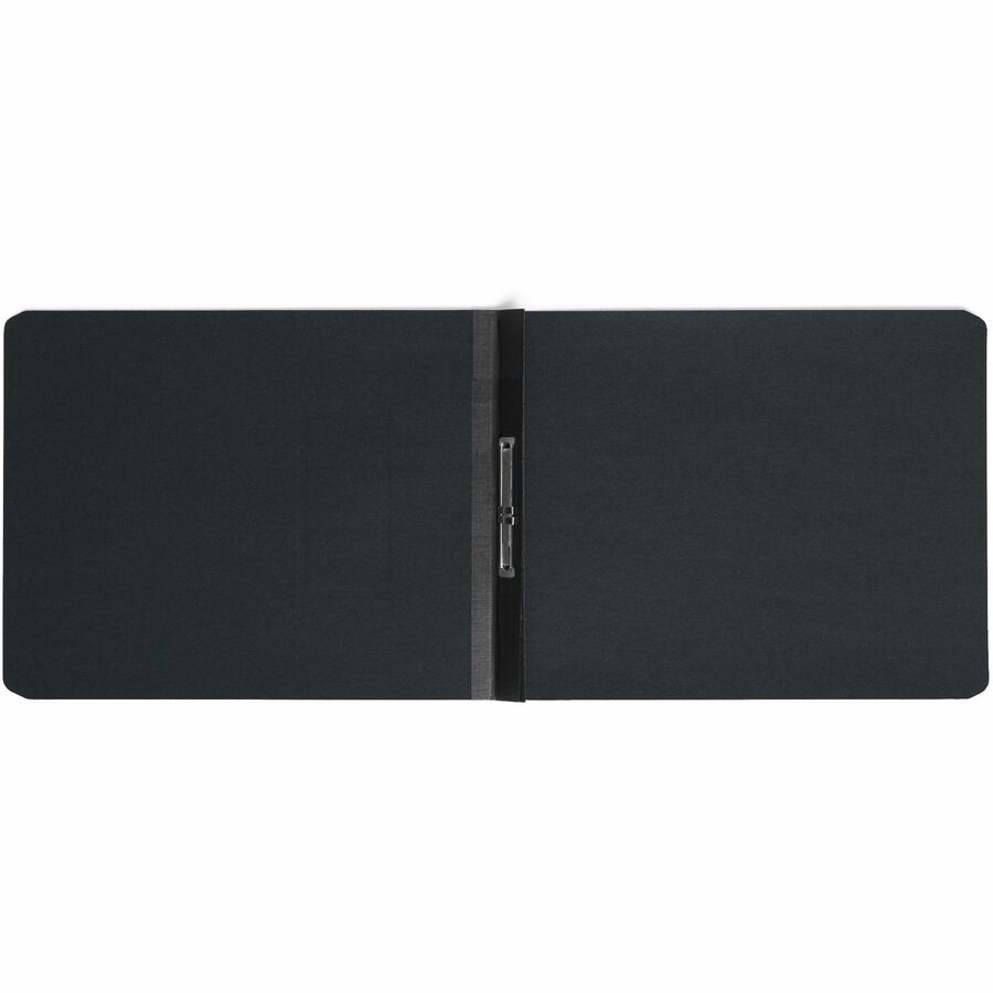 Prong Fastener Premium Pressboard Report Cover, Two-Piece Prong Fastener, 2" Capacity, 8.5 x 11, Black/Black