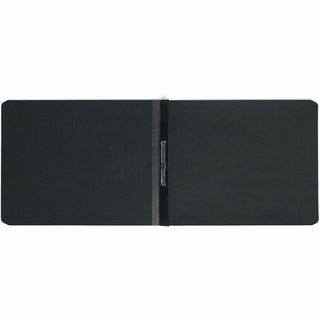 Prong Fastener Premium Pressboard Report Cover, Two-Piece Prong Fastener, 2" Capacity, 8.5 x 11, Black/Black