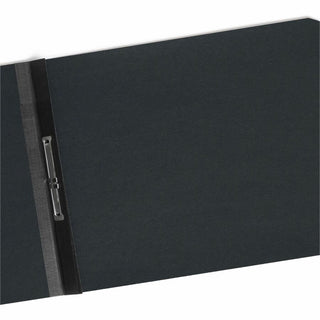 Prong Fastener Premium Pressboard Report Cover, Two-Piece Prong Fastener, 2" Capacity, 8.5 x 11, Black/Black