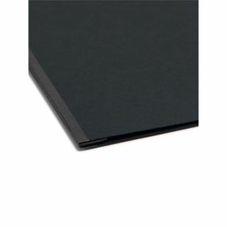 Prong Fastener Premium Pressboard Report Cover, Two-Piece Prong Fastener, 2" Capacity, 8.5 x 11, Black/Black