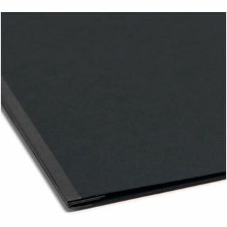 Prong Fastener Premium Pressboard Report Cover, Two-Piece Prong Fastener, 2" Capacity, 8.5 x 11, Black/Black