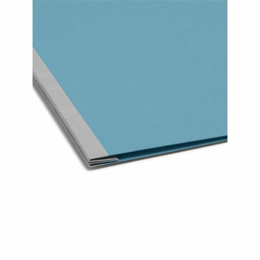 Prong Fastener Premium Pressboard Report Cover, Two-Piece Prong Fastener, 3" Capacity, 8.5 x 11, Blue/Blue