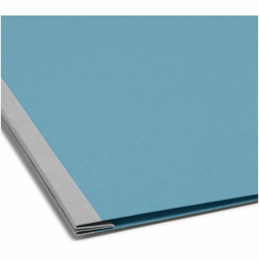 Prong Fastener Premium Pressboard Report Cover, Two-Piece Prong Fastener, 3" Capacity, 8.5 x 11, Blue/Blue