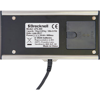 Brecknell Portable Shipping Scale - 400 lb / 181 kg Maximum Weight Capacity - White