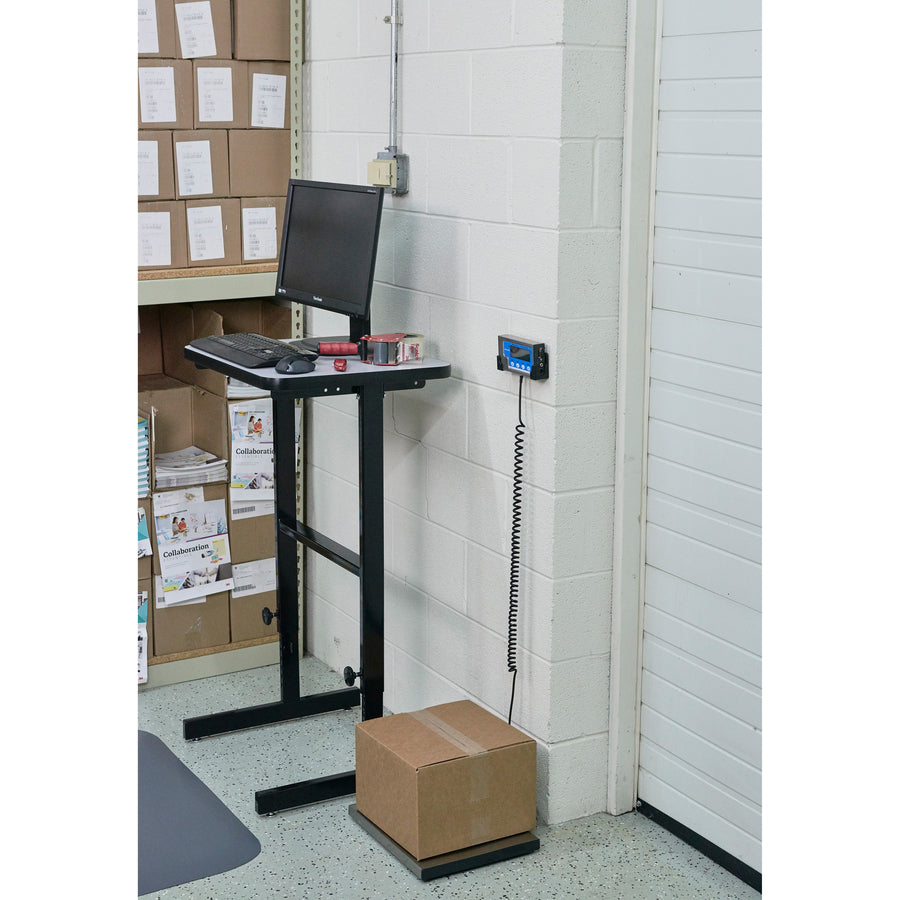 Brecknell Portable Shipping Scale - 400 lb / 181 kg Maximum Weight Capacity - White