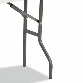 IndestrucTable Classic Folding Table, Rectangular, 60" x 18" x 29", Platinum