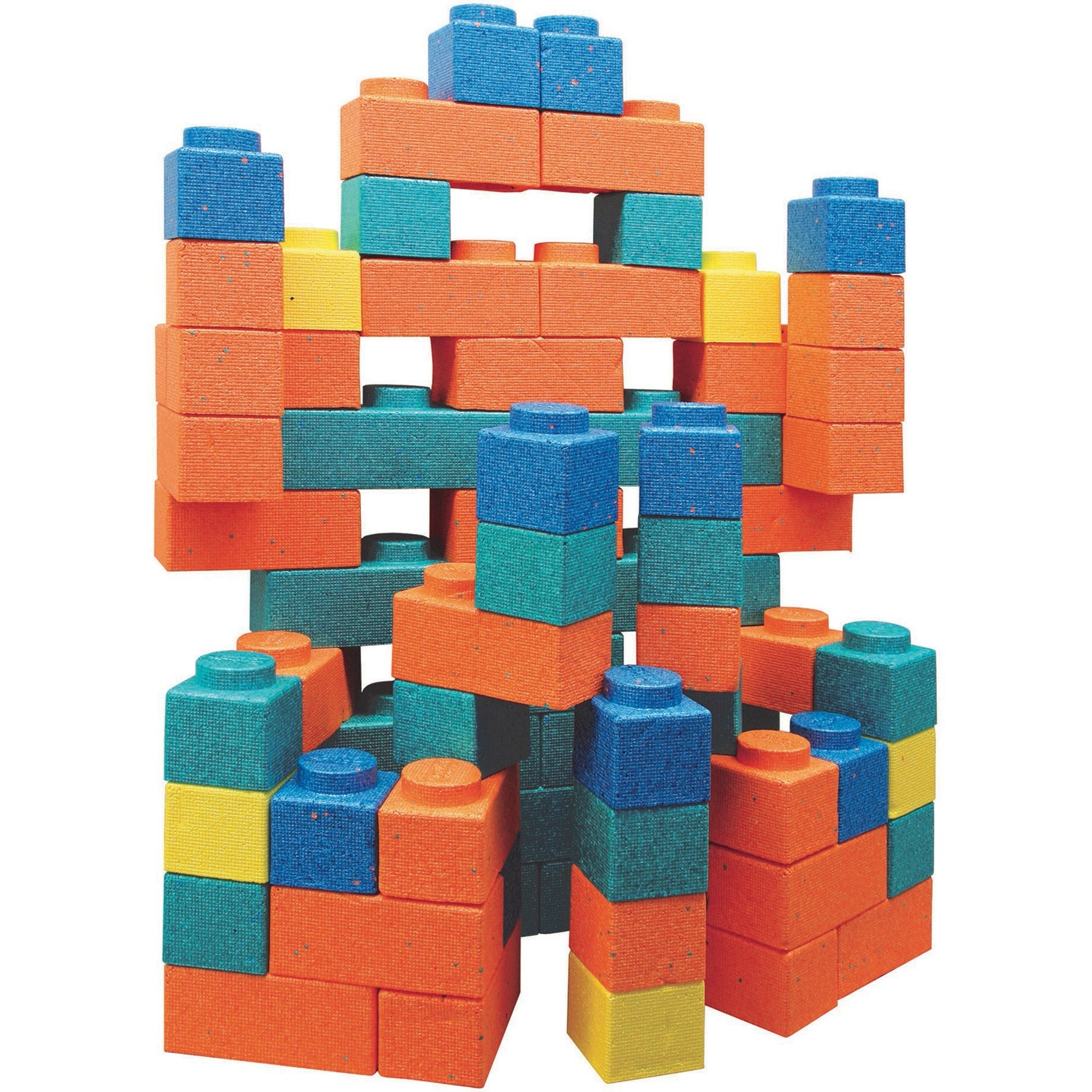 Pacon Gorilla Blocks Extra Large Building Blocks - Skill Learning: Creativity, Logic, Reasoning, Communication, Eye-hand Coordination, Motor Skills - 1 Year & Up - 66 Pieces - Assorted