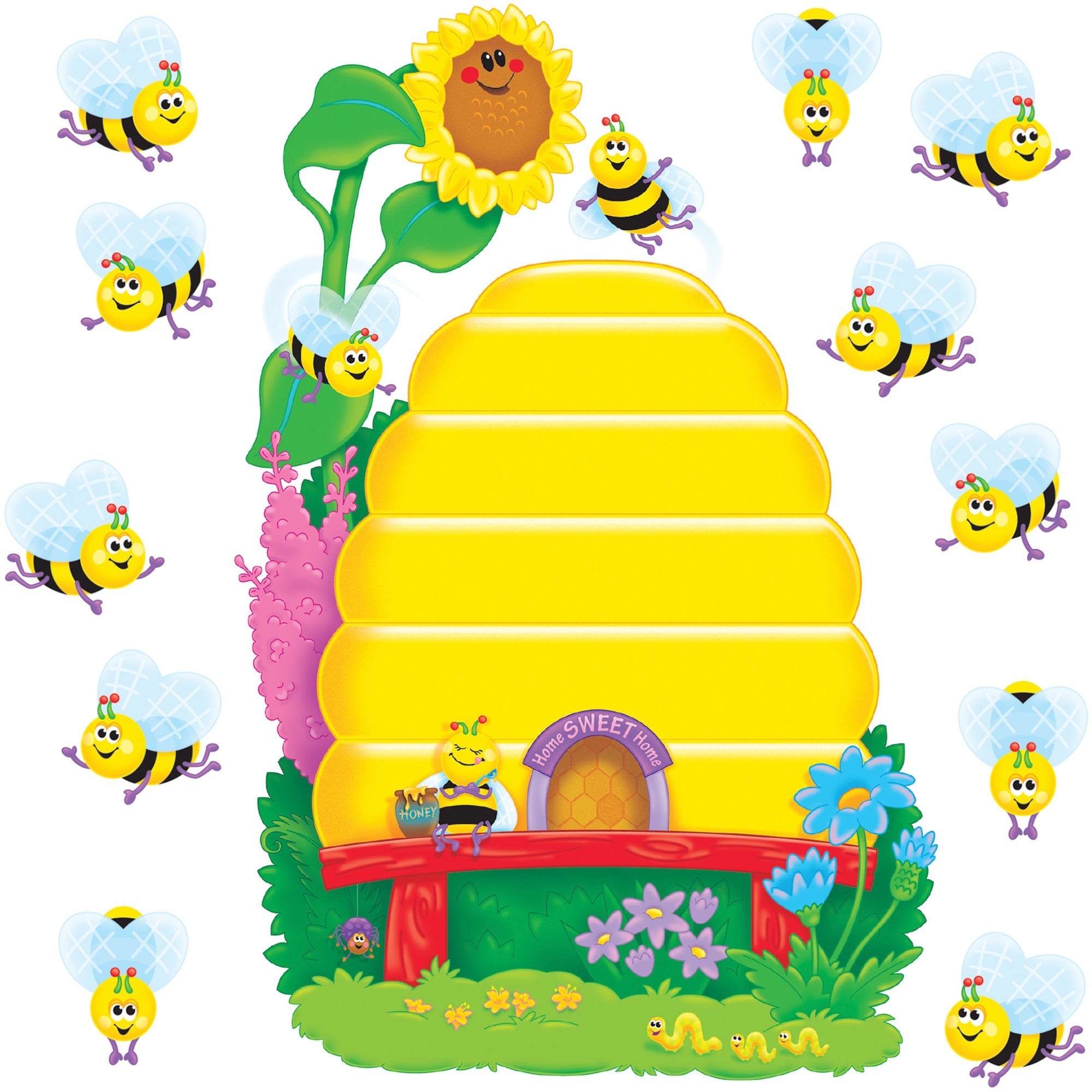 Busy Bees Job Chart Plus Bulletin Board Set 18.25" x 17.5", 38 Pieces