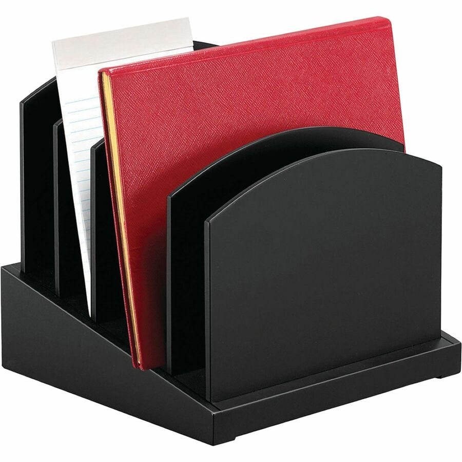Victor 8601-5 Midnight Black Incline File - Desktop - Black - Wood - 1Each