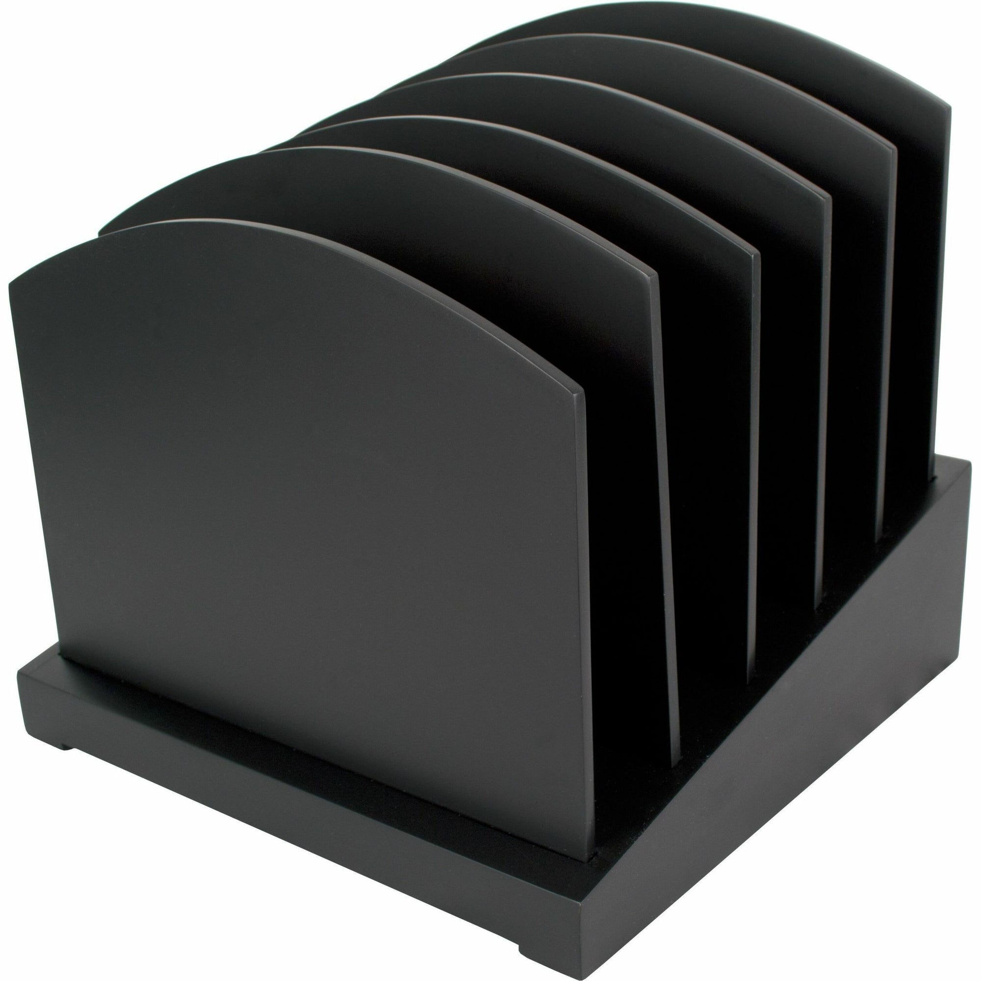 Victor 8601-5 Midnight Black Incline File - Desktop - Black - Wood - 1Each