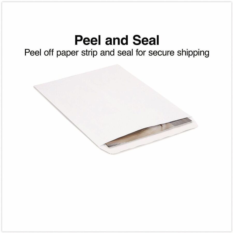 Peel Seal Strip Catalog Envelope, #10 1/2, Square Flap, Self-Adhesive Closure, 9 x 12, White, 100/Box