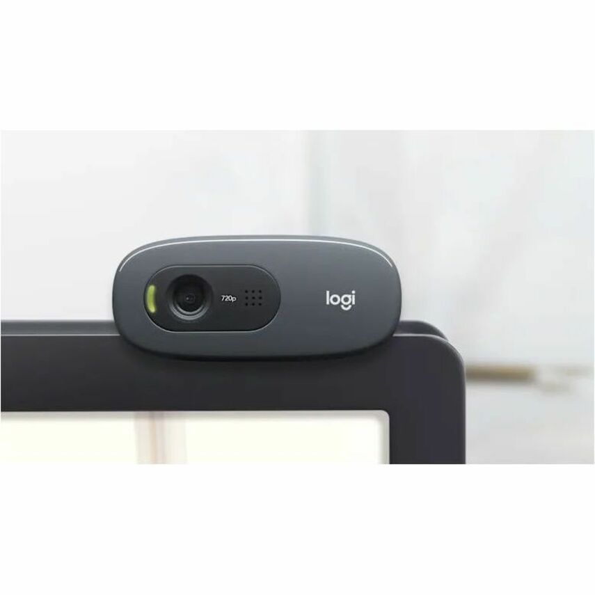 C270 HD Webcam, 1280 pixels x 720 pixels, 1 Mpixel, Black