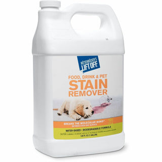 Mtsenbcker's Lift Off Food/Drink/Pet Stain Remover - 128 fl oz (4 quart)Bottle - 1 Each - Environmentally Friendly - White