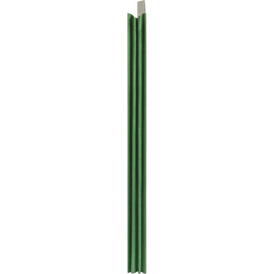 Nature Saver Letter Recycled Classification Folder - 8 1/2" x 11" - End Tab Location - 2 Divider(s) - Fiberboard - Green - 100% Recycled - 10 / Box