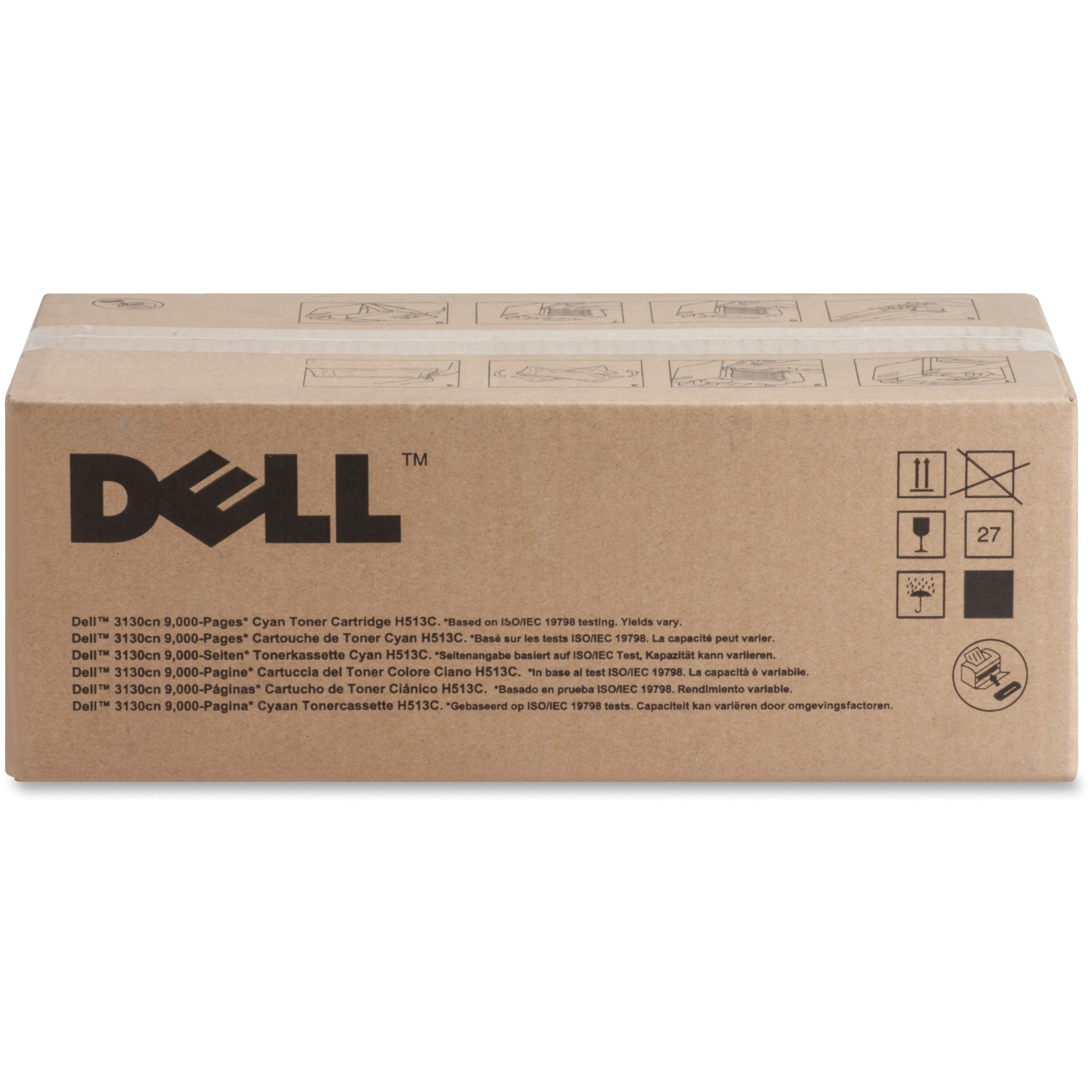 H513C High-Yield Toner, 9,000 Page-Yield, Cyan
