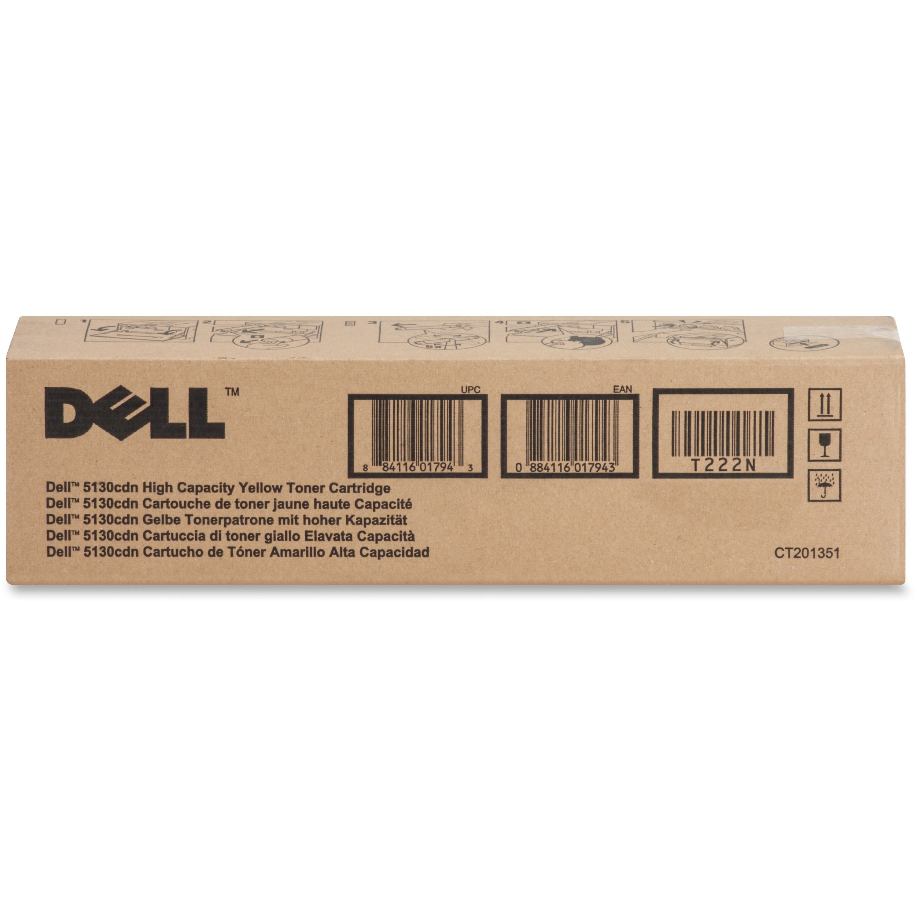 T222N High-Yield Toner, 12,000 Page-Yield, Yellow