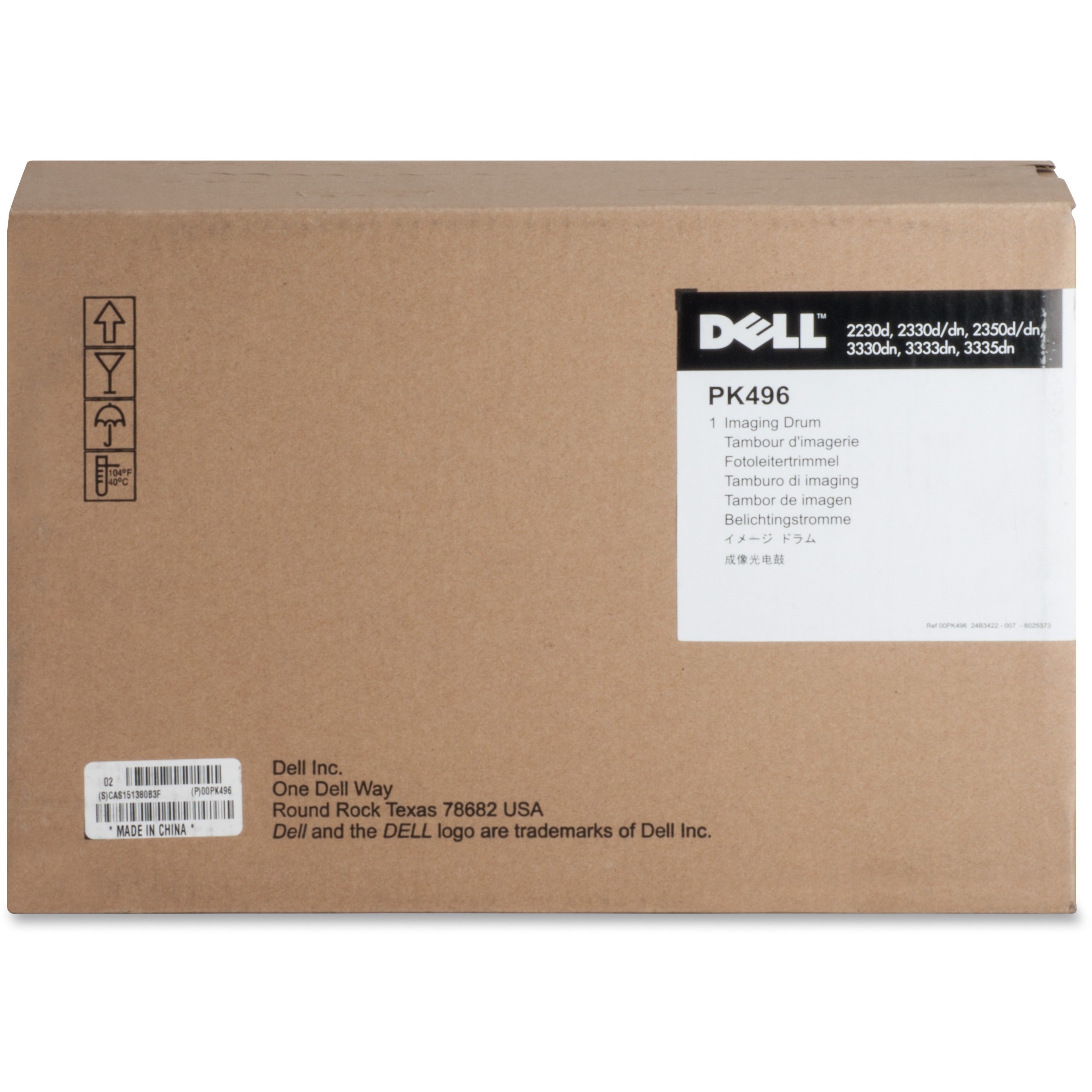 Dell 2330/2350 Imaging Drum Cartridge - Laser Print Technology - 30000 - 1 Each - Black - 