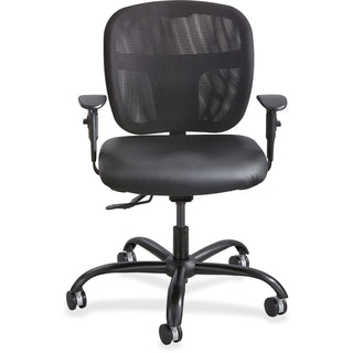 Vue Intensive-Use Mesh Task Chair, Supports Up to 500 lb, 18.5" to 21" Seat Height, Black