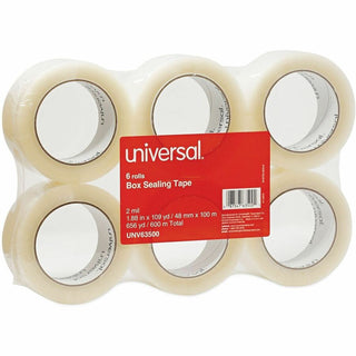 General-Purpose Box Sealing Tape, 3" Core, 1.88" x 110 yds, Clear, 6/Pack