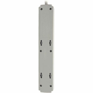 Protect It! Surge Protector, 6 AC Outlets, 15 ft Cord, 790 J, Light Gray
