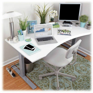 Protect It! Surge Protector, 6 AC Outlets, 15 ft Cord, 790 J, Light Gray