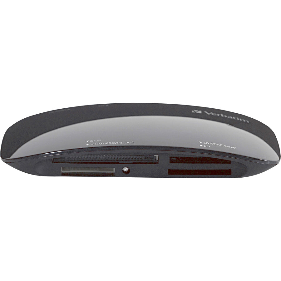 Verbatim Universal Card Reader, USB 2.0 - Black - USB 2.0 - Black - 