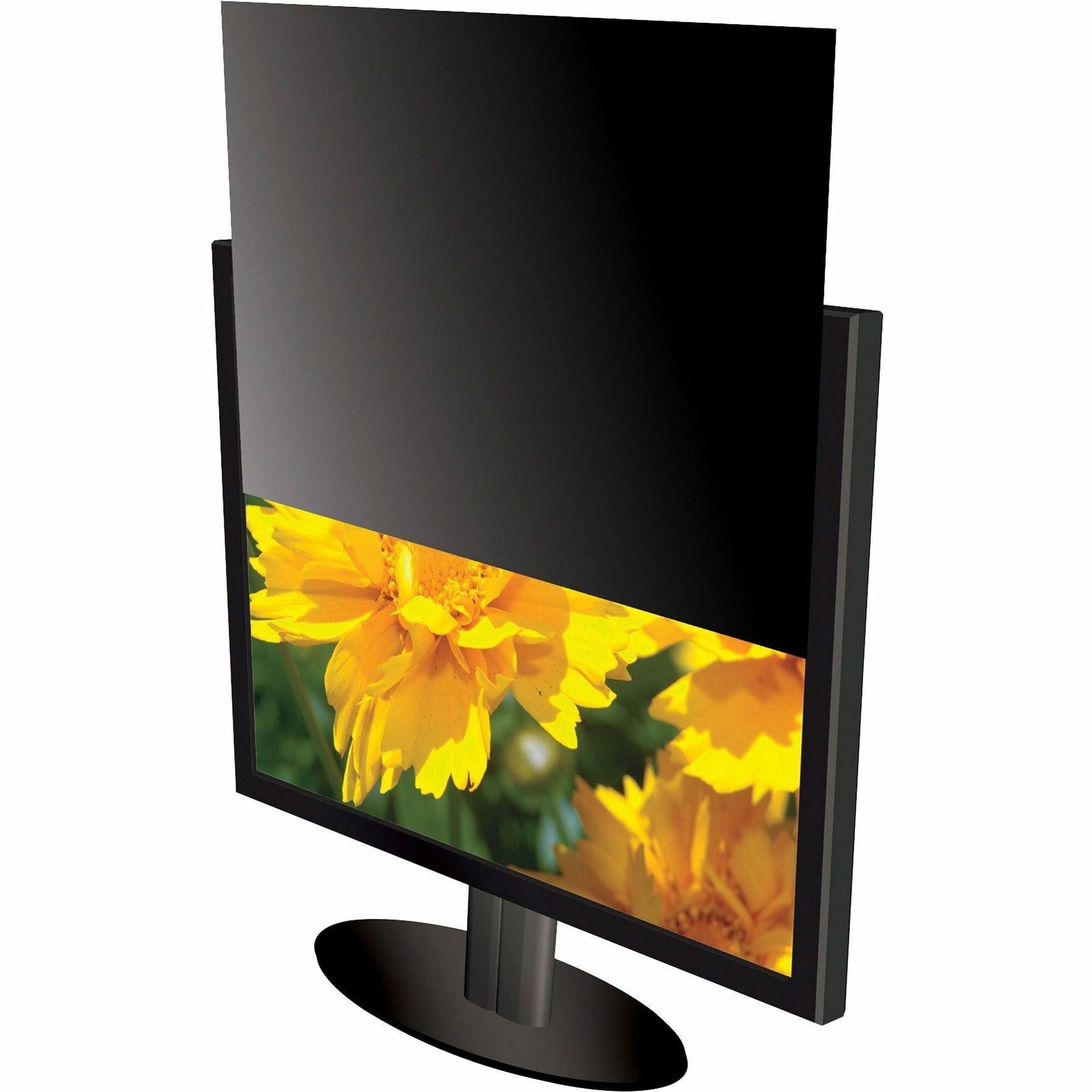 Kantek LCD Monitor Blackout Privacy Screens Black - For 18.5" Widescreen Monitor, Notebook - 16:9 - Anti-glare - 1 Pack - 