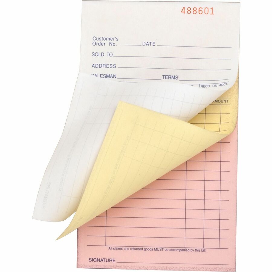 Business Source All-purpose Carbonless Triplicate Forms - 2