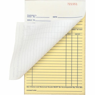 Business Source All-purpose Carbonless Forms Book - 