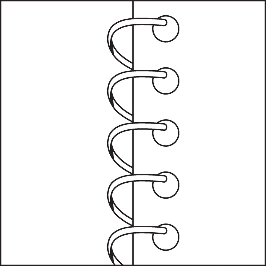 Business Source Coat Pocket-size Reporters Notebook - 70 Sheets - Spiral - 4" x 8" - White Paper - 1 Dozen - 