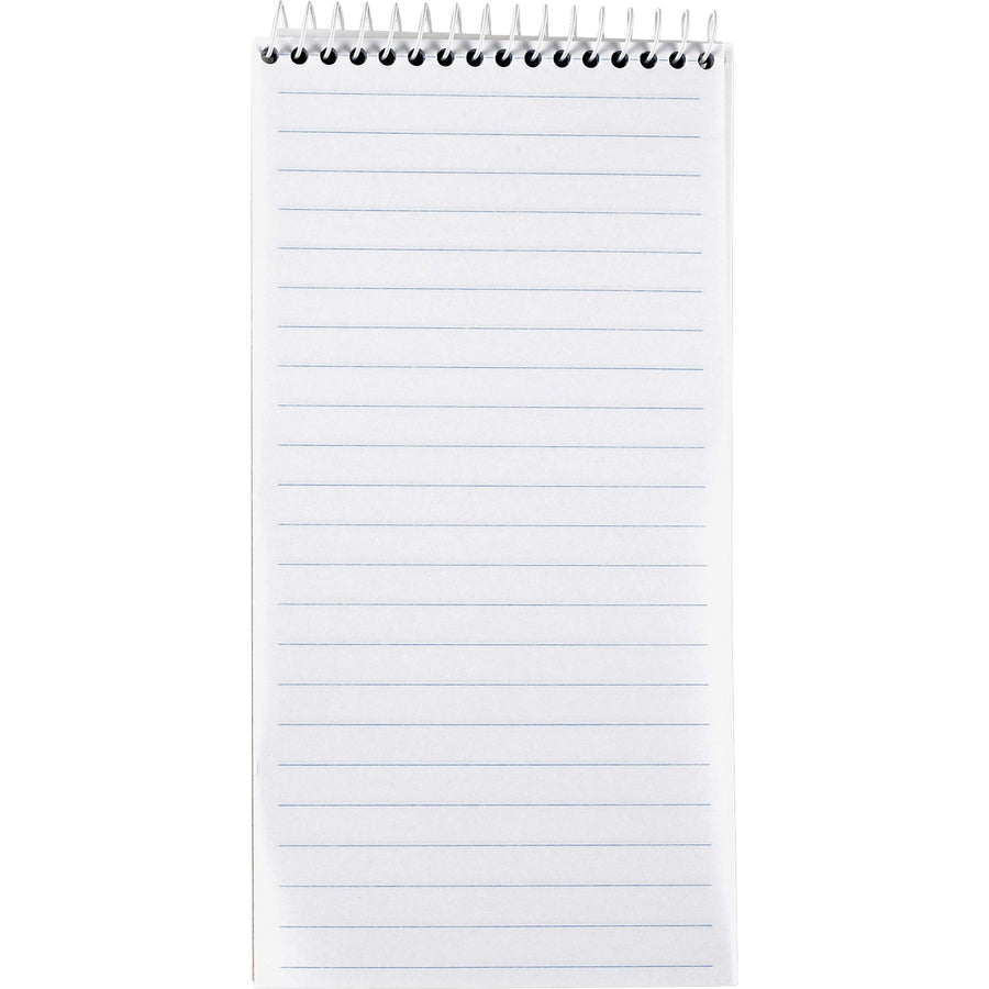 Business Source Coat Pocket-size Reporters Notebook - 70 Sheets - Spiral - 4" x 8" - White Paper - 1 Dozen - 