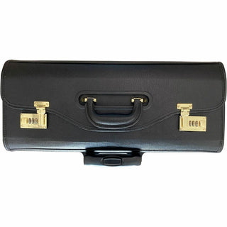 Lorell Travel/Luggage Case (Roller) Travel Essential, Book, File Folder - Black - Vinyl Body - Handle - 14" Height x 22" Width x 8" Depth - 1 Each